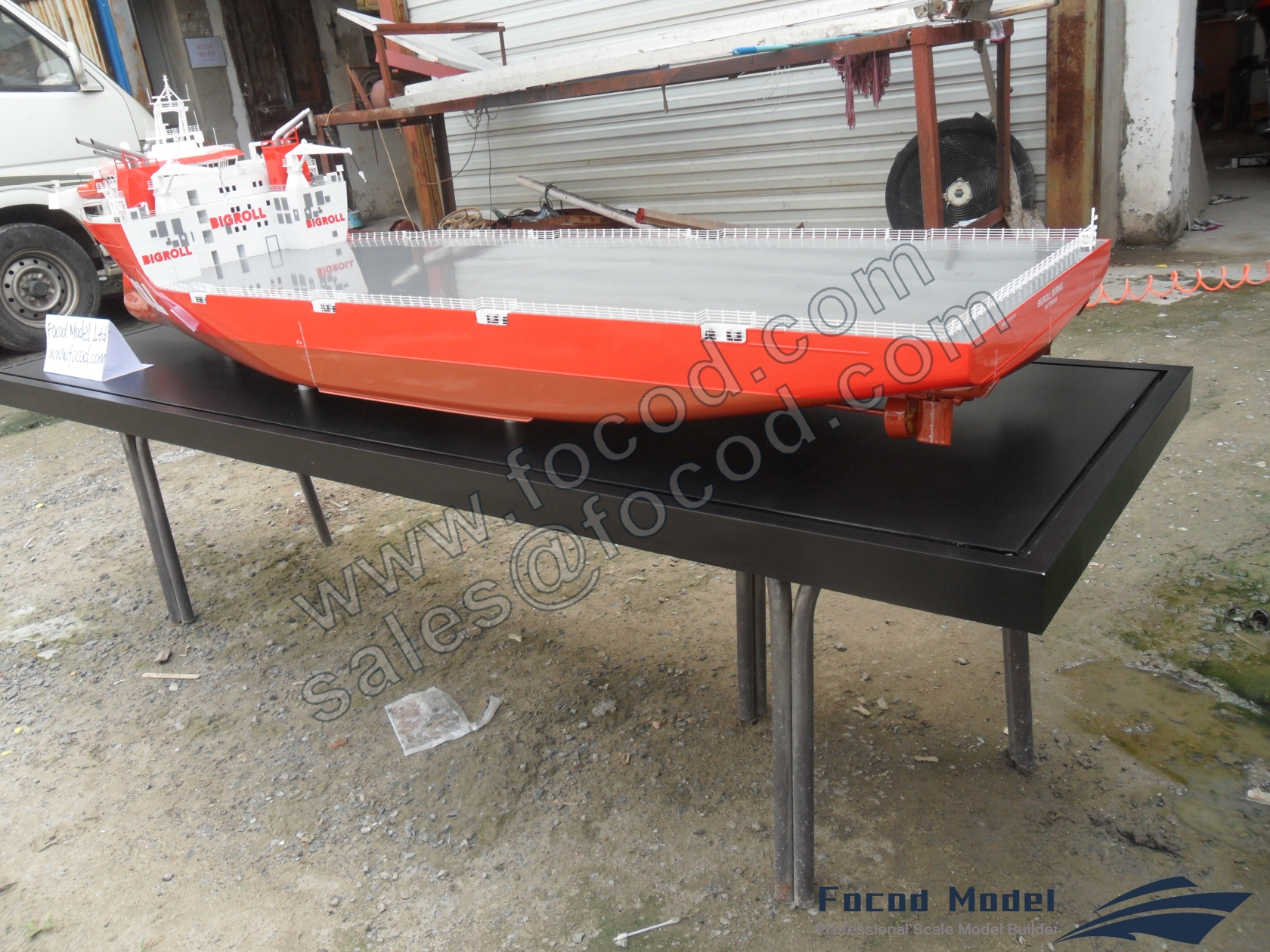 custom made model of 173m Heavy Load Carrier Bigroll Bering
